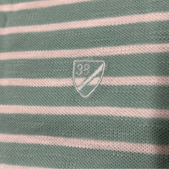 Daniel Cremieux Classic Men’s Medium Striped Collared Polo Short Sleeve EUC - Picture 4 of 5